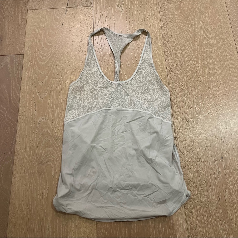 Lululemon white tank top